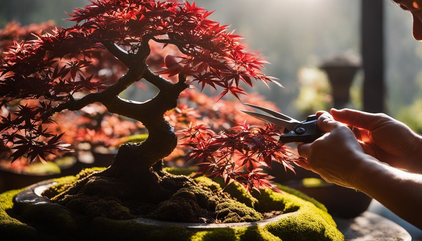 how to prune japanese maple bonsai