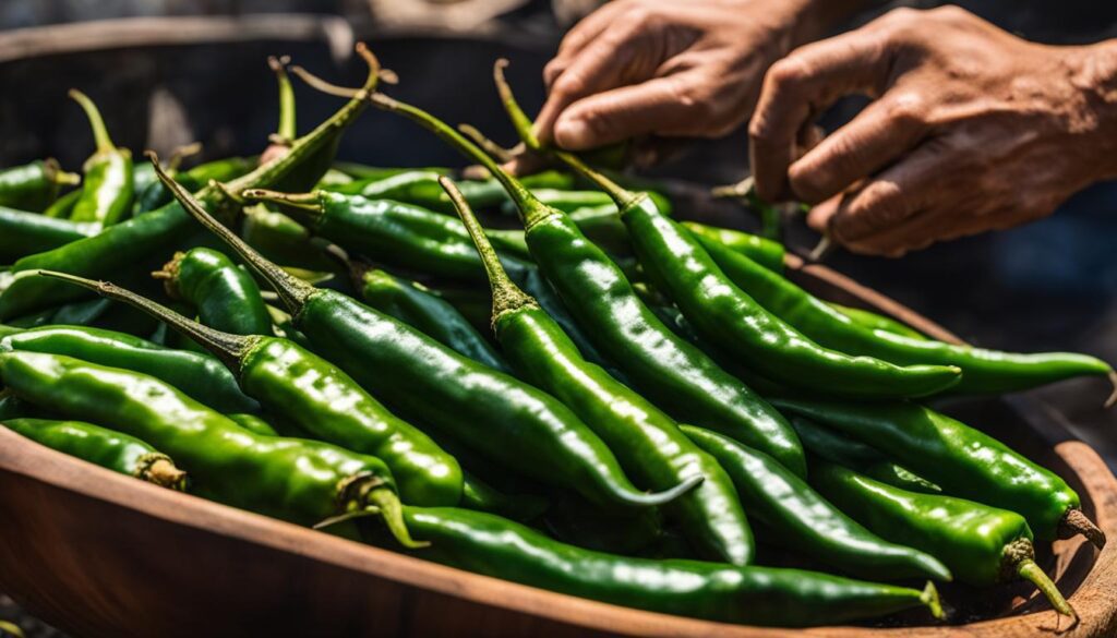 preserving Hatch chile