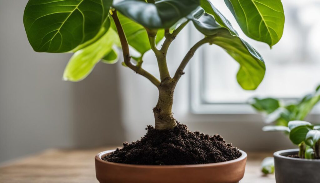 rooting fiddle leaf fig cuttings in soil