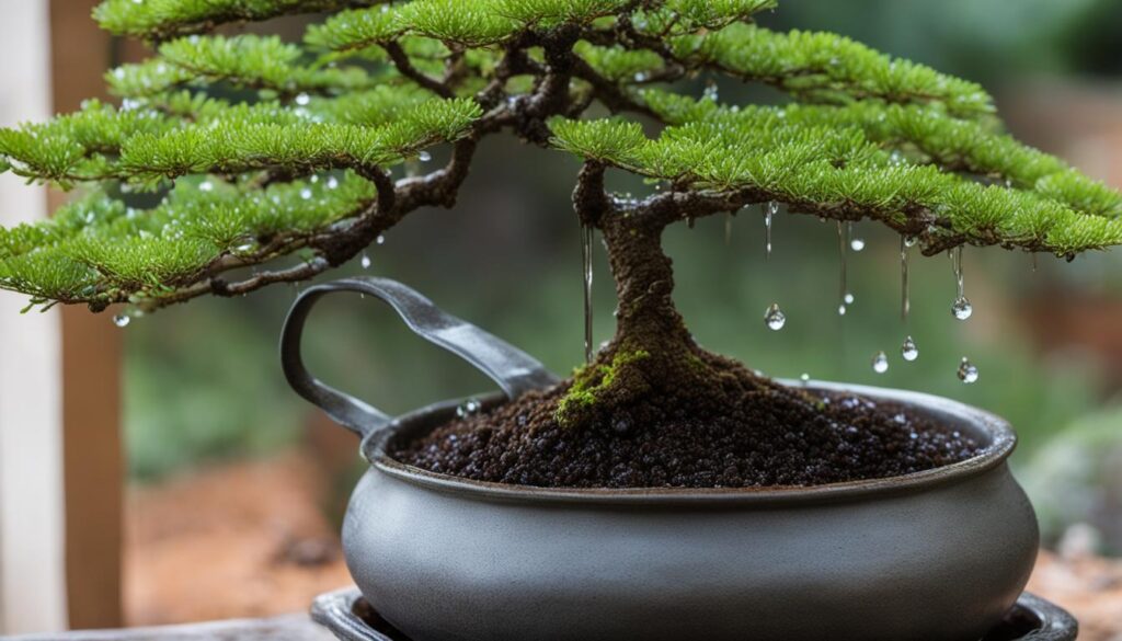 bonsai watering techniques