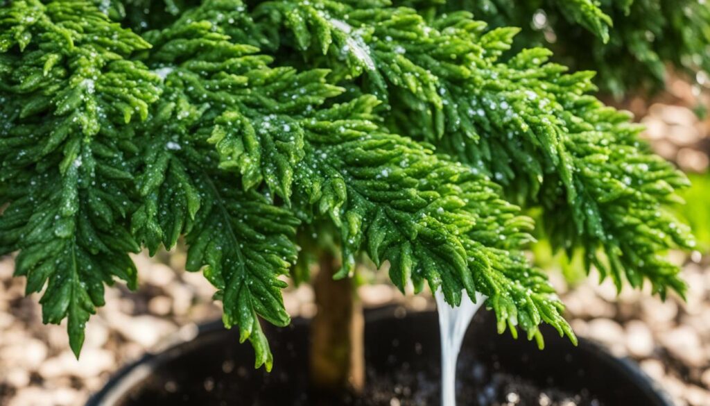Green Giant Arborvitae watering tips