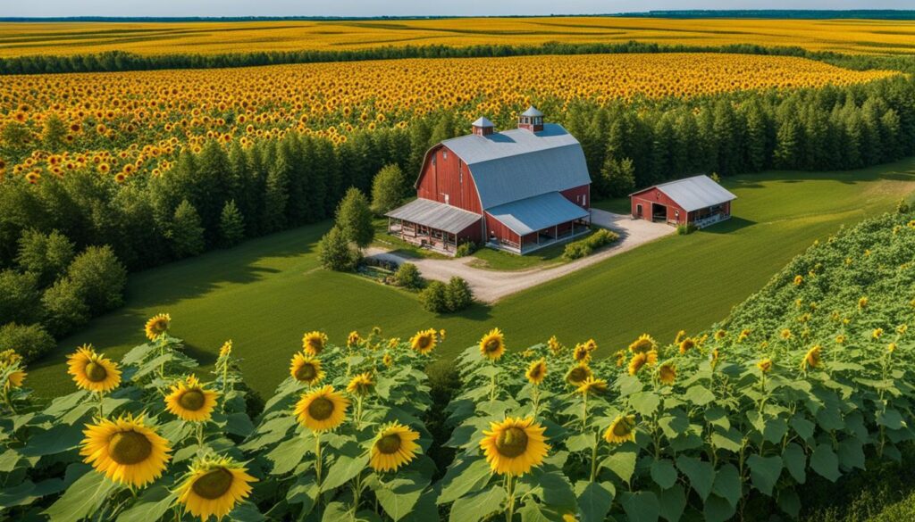 flower farm in Michigan