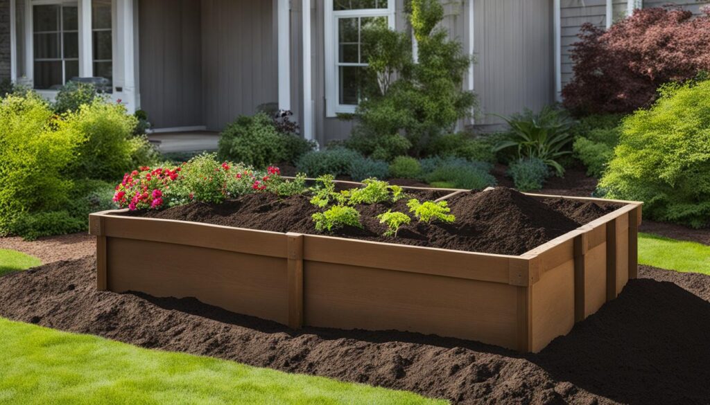 using topsoil and compost
