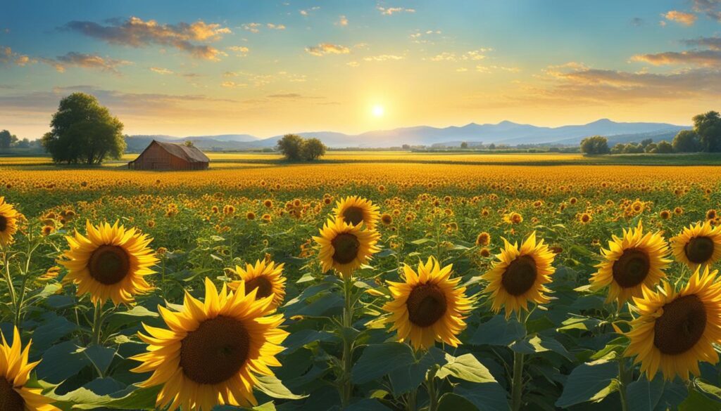 Ideal Location for Sunflowers in Texas