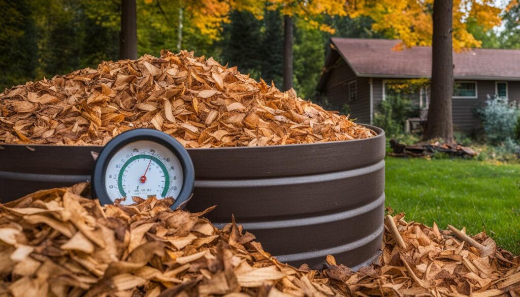 best time to start wood chip composting