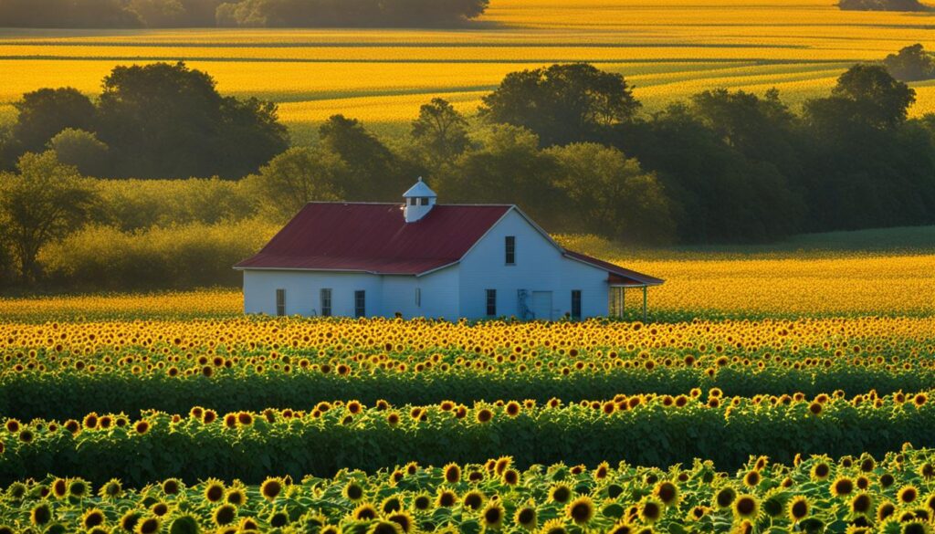 largest sunflower field Texas