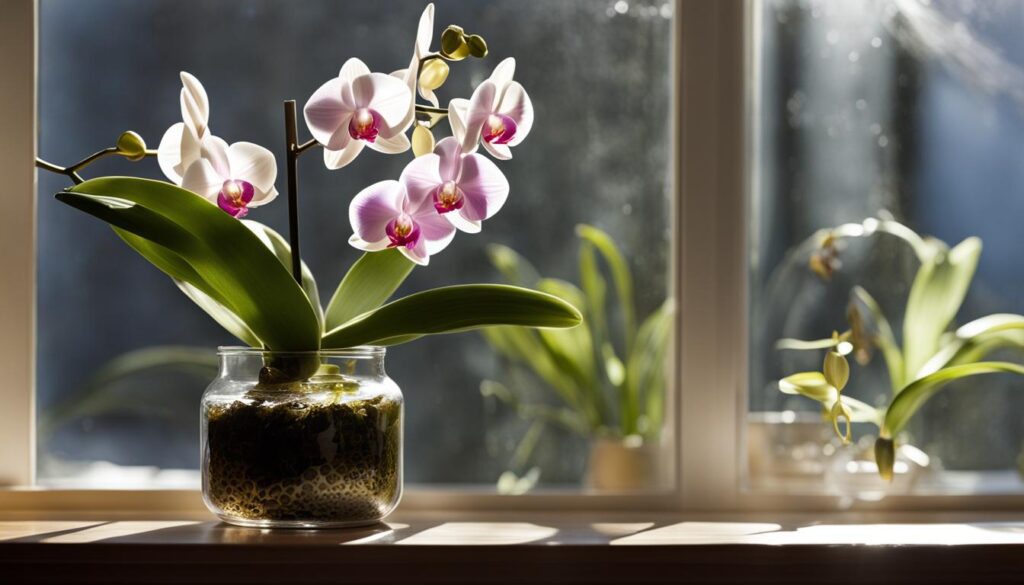 light and temperature requirements for orchids in water culture