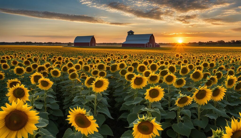 sunflower farm near Houston