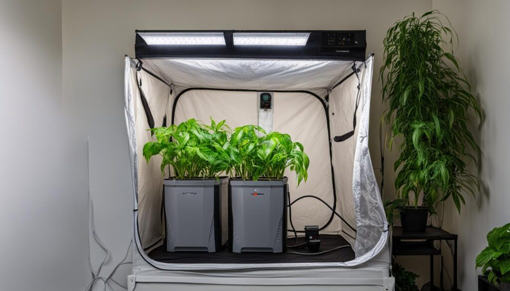 AC considerations for grow tents