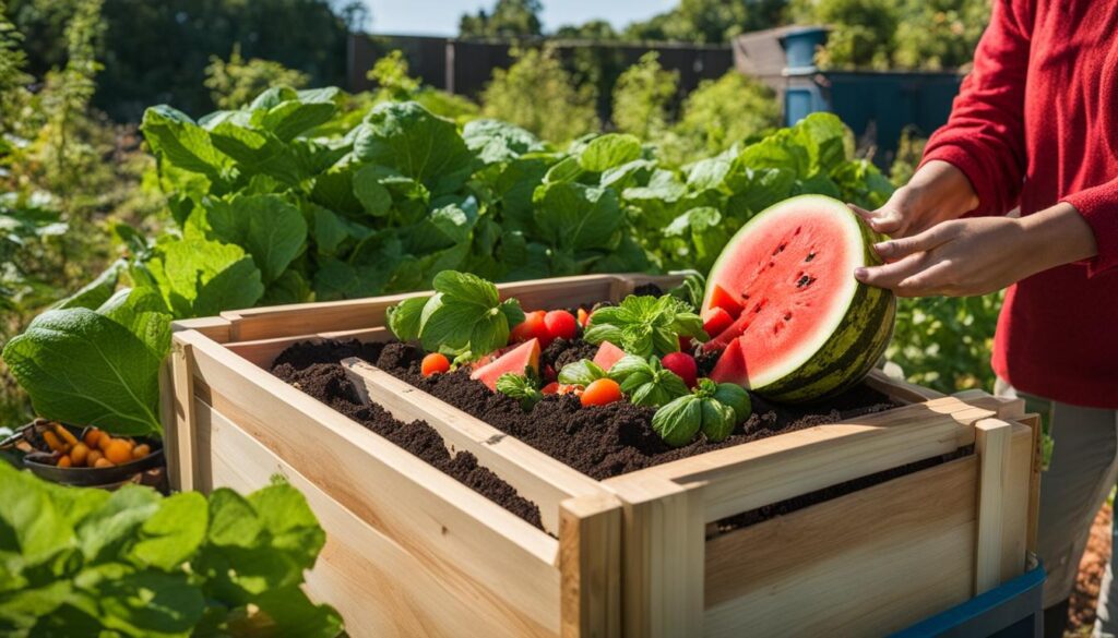 how to compost watermelon