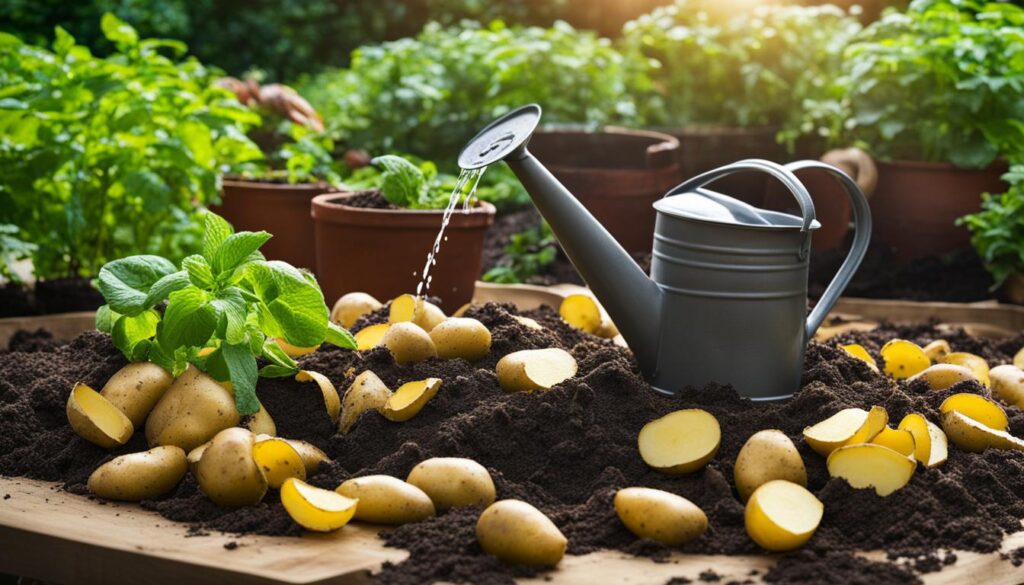 liquid fertilizer from potato peels