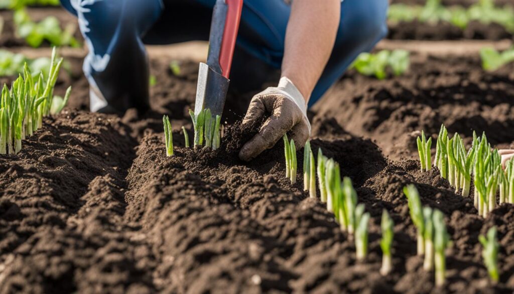 Planting and Spacing Asparagus Beans Image