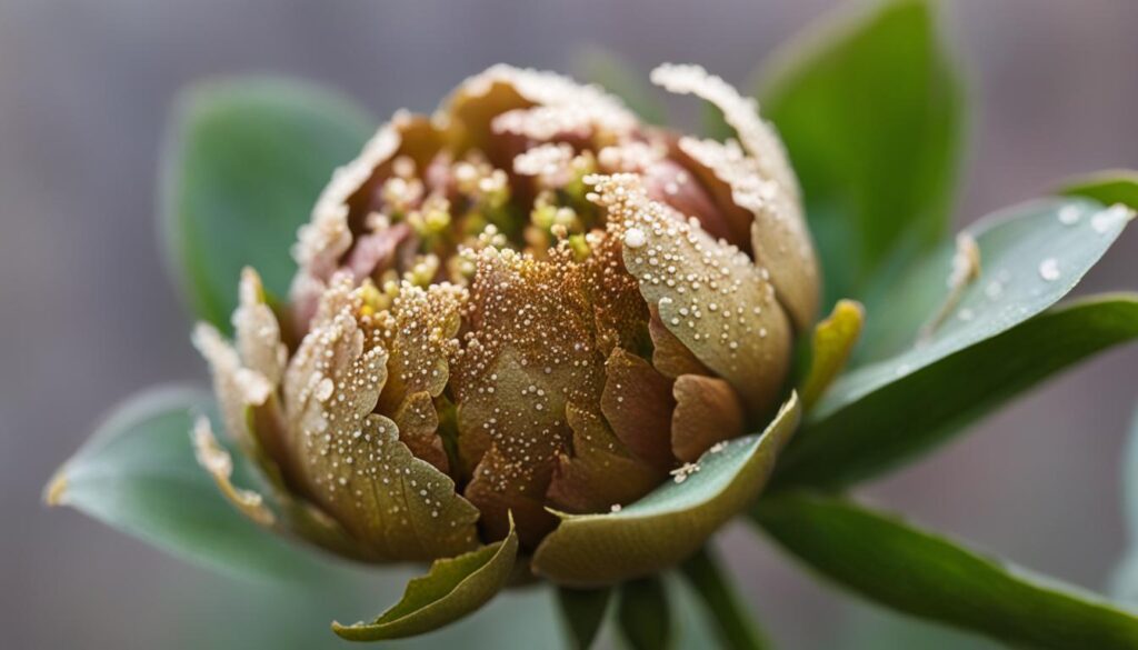 common peony pests and diseases