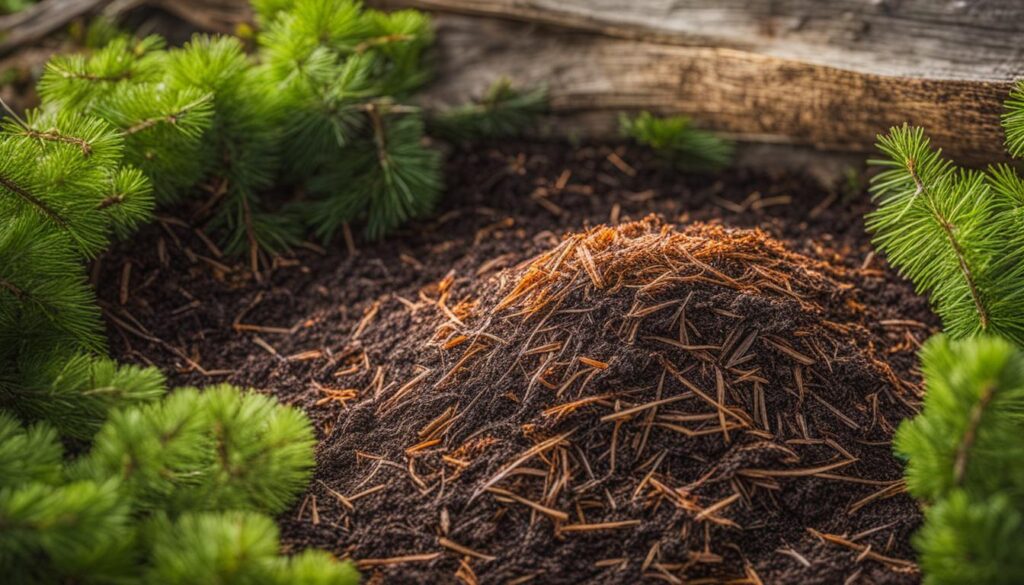 composting pine needles