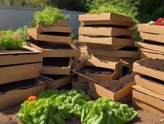 how to compost cardboard