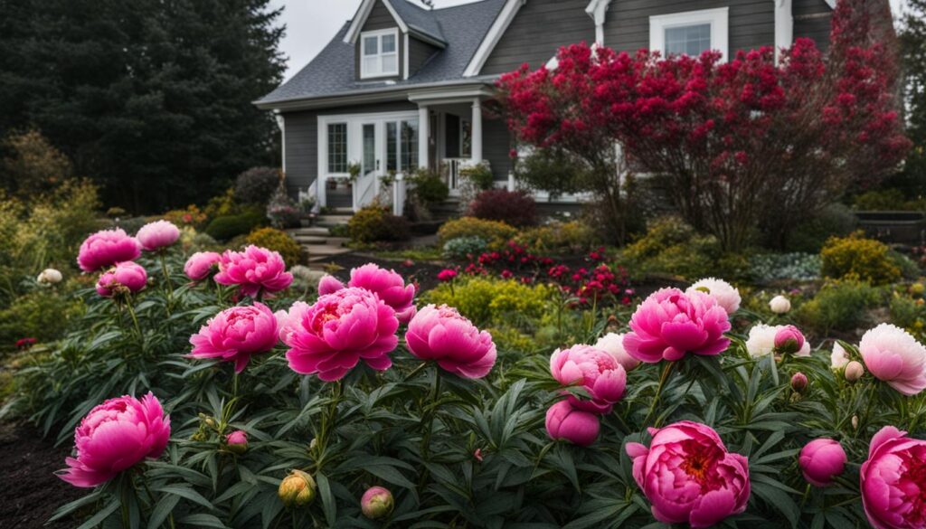 protect peonies in texas