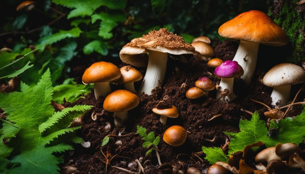 Composting mushrooms