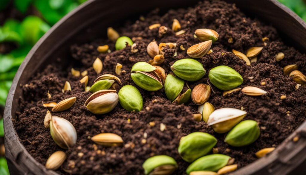 Composting Pistachio Shells