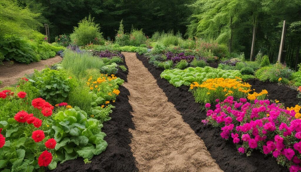 reusing old organic mulch